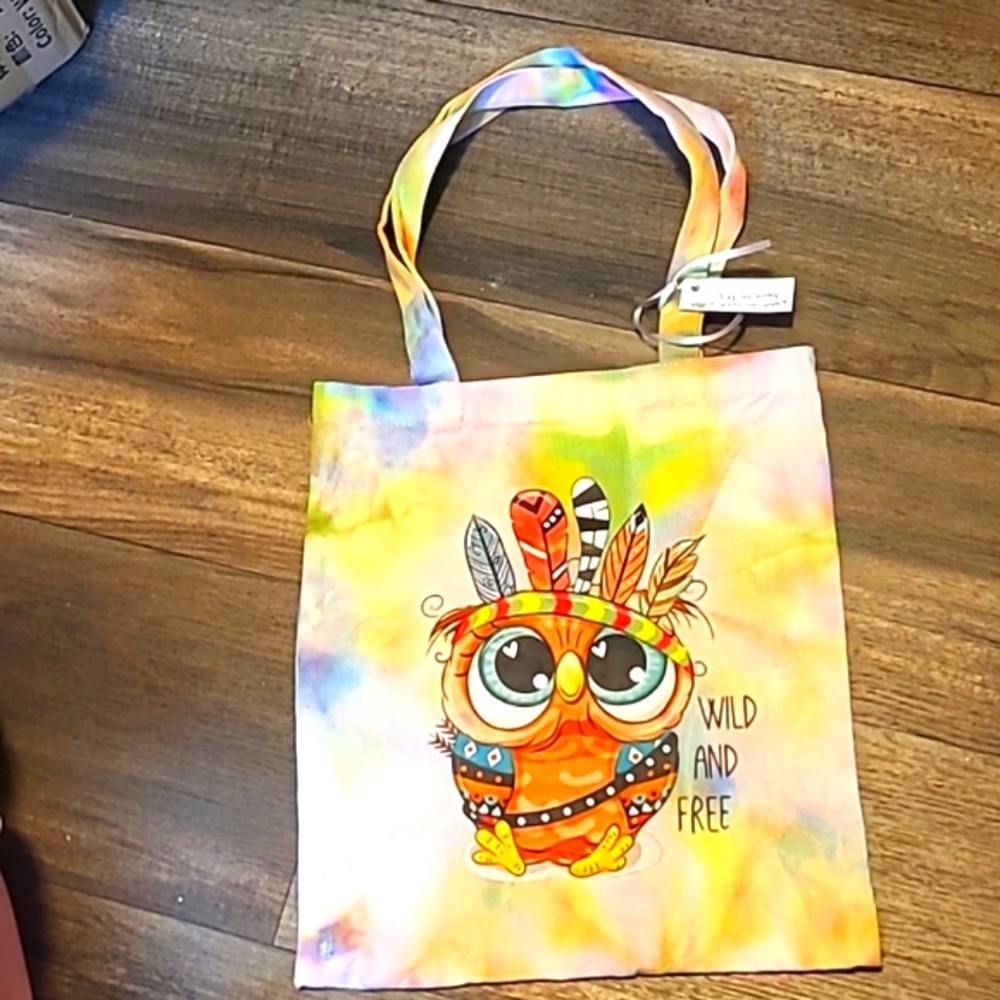 Handcrafted Wild and Free Tote